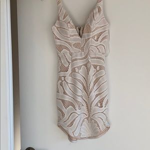 White cocktail dress